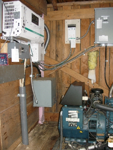 Inverter, Diesel and Transformer panel