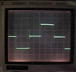 Modified square wave output from a DR3624 inverter - hardly modified sine wave!