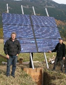 We built this 1050 watt solar array to power an organic farm