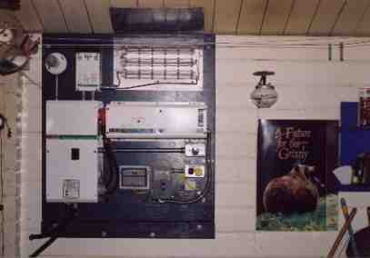 The complete electrical system installed in the rangers cabin .