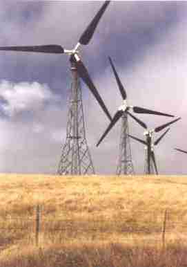 wind turbines